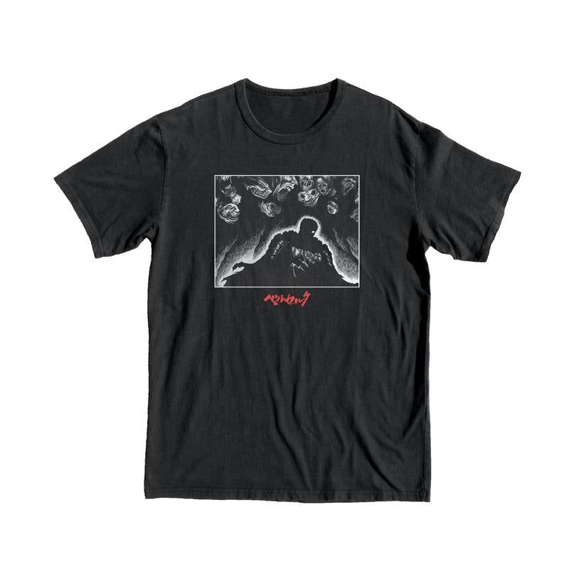Berserk Monsters Tee - Anime Style Streetwear Menswear Top 3000 BC clothes