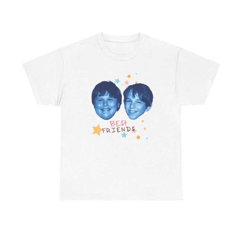 Best Friends Greg and Rowley Diary of a Wimpy Unisex Heavy Cotton Tee