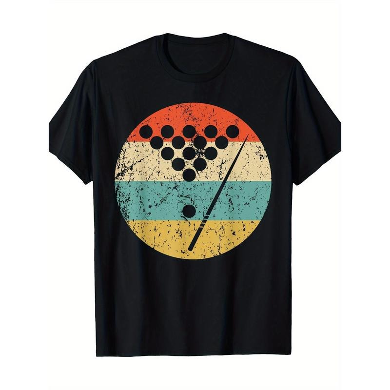 Billiards Shirt - Vintage Retro Pool T-Shirt Made in USA