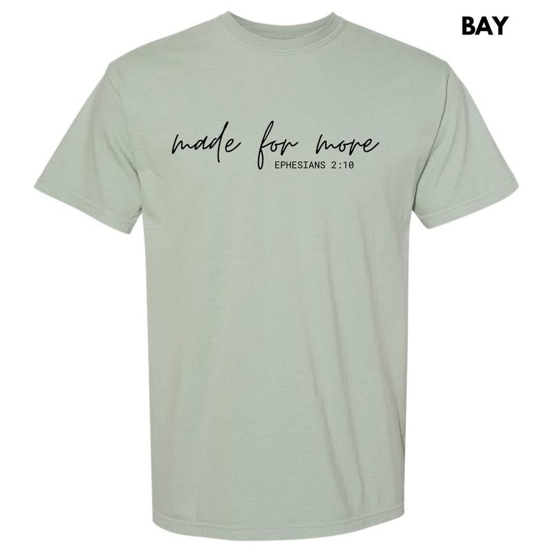 Black Made For More Comfort Colors T-Shirt 'NLB'