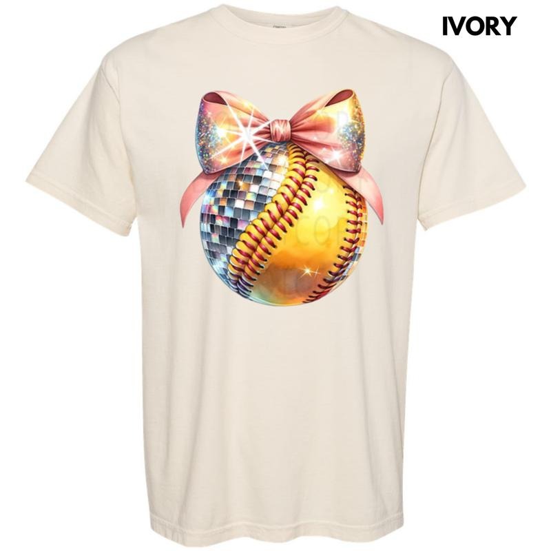 Bling Softball Comfort Colors T-Shirt