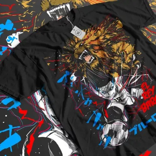 Blue lock T-shirt Kunigami Rin Itoshi Barou Shouei Meguru Bachira Shirt All Sizestyle{n002}2