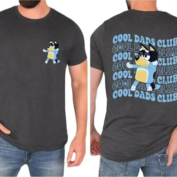 Bluey Cool Dad Club Shirt | Bandit Cool Dad Club T-shirt