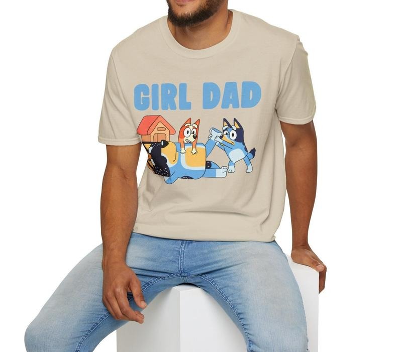 Bluey Dad Shirt - Girl Dad - Bluey Family - Gift for Toddler Dad - Bluey Shirt Dad - Tactical Dad - Bluey Dad - First Fathers Day