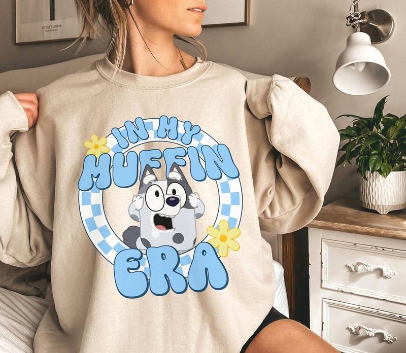 Bluey In My Muffin Era Shirt | Muffin Heeler Time Out Tour Shirt, Muffin Heeler Shirt, Muffin Madness, Bluey Family Shirts