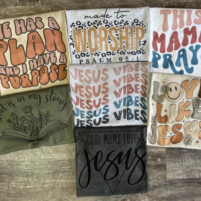 Boho Christian Tee Collection