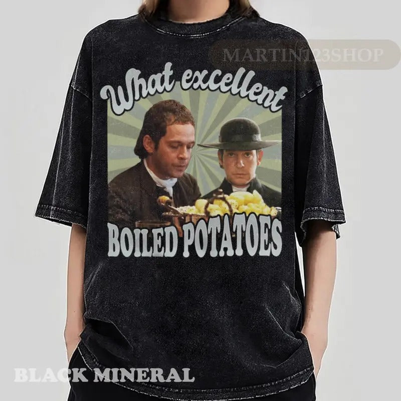 Boiled Potatoes Vintage Tee, Jane Austen T-Shirt, Pride and Prejudice T-Shirt, Bookish Tee, Funny Tee, Book Lovers T-Shirt