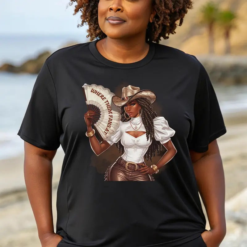 Boots On The Ground T-shirt, Where Them Fans At Shirt, County Line Dance Tees, Girl Grab Your Fans T-shirt, Black Girl Magic Shirt, Gift for Her