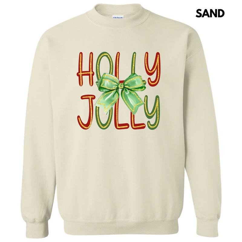 Bow Holly Jolly Sweatshirt