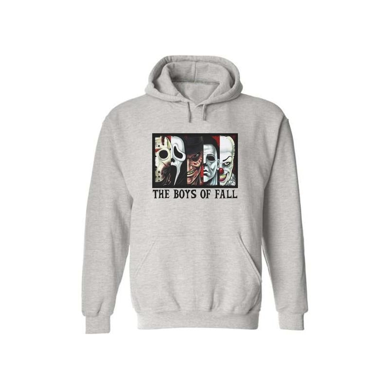 Boys Of Fall Halloween Horror Movie Hoodie Sweatshirt | Classic Scary Shirt Cotton Menswear