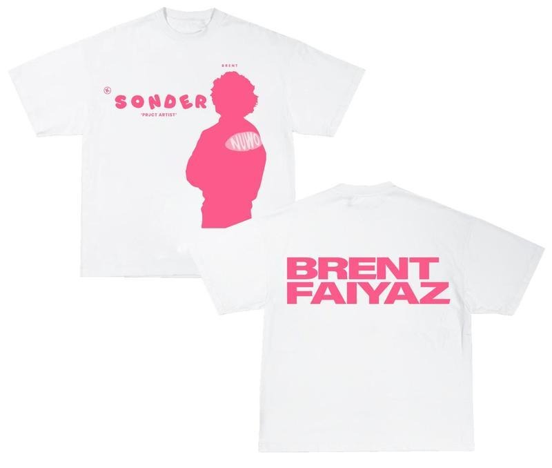 Brent Faiyazzz Pink Cute Sonder Rap Shirt Crewneck Cotton
