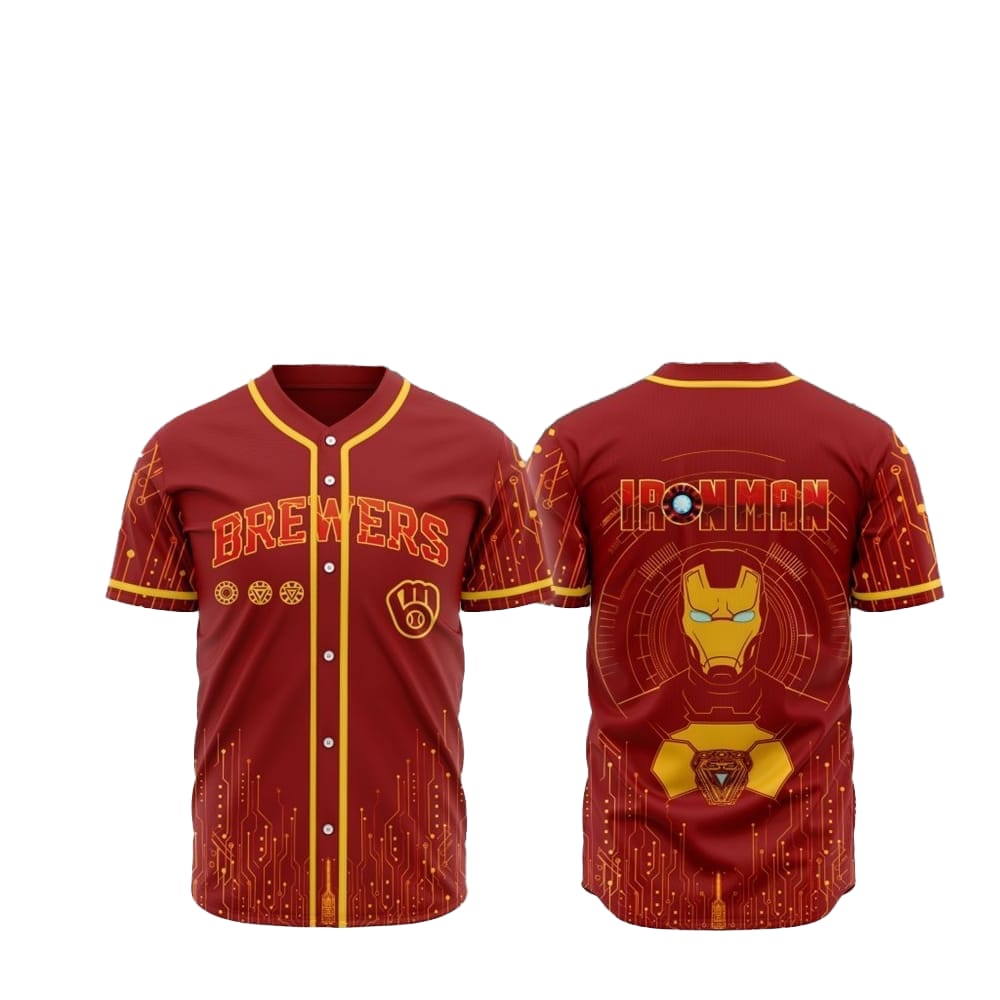 Brewers Iron Man Jersey 2025 - Grishko.com