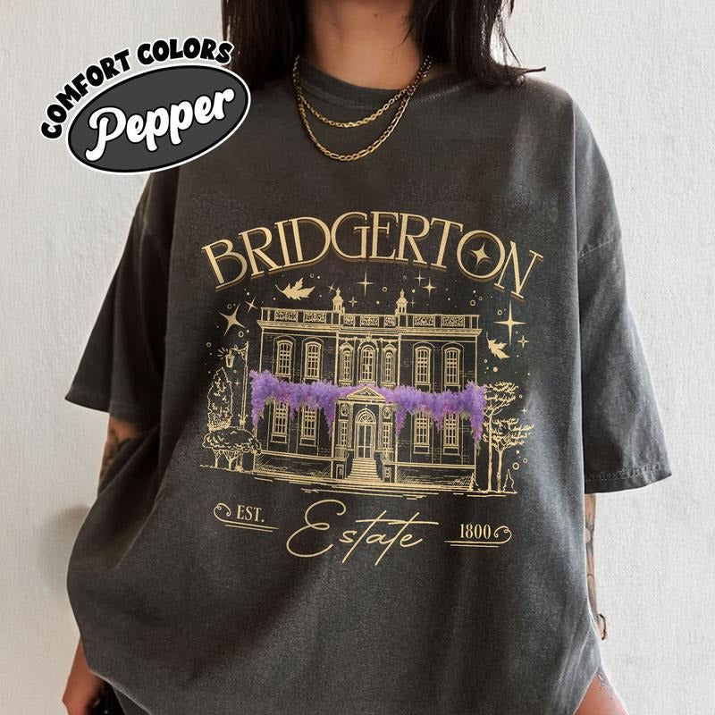 Bridgerton State Comfort Colors Shirt, Penelope Colin Bridgerton Season 3 Shirt, Bridgerton Gift, Lady Whistledown Fan Womenswear Tee