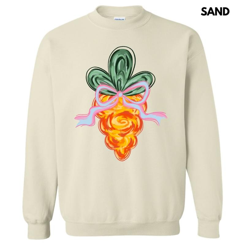Brushstroke Carrot Sweatshirt 'NLB'