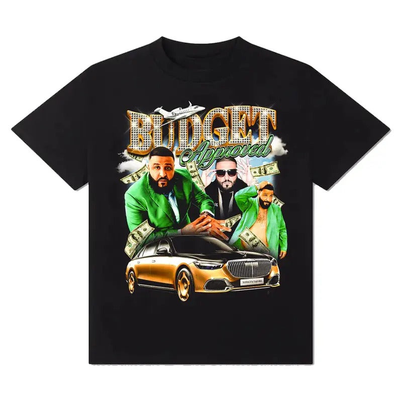 Budget Approved T-Shirt! Cotton Casual Crew Neck Slim-fitting Plain Floral Striped Black Menswear Outfit 3000 BC clothes