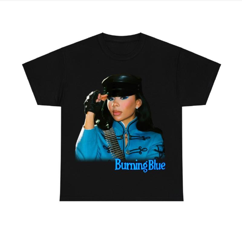 Burning Blue Song Tee, Mariah TS Music Shirt