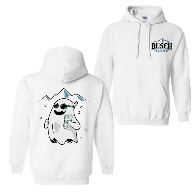 Busch Halloween Hoodie DRG, Ghost Halloween T-Shirt DRG, Sweatshirt for Men and Women