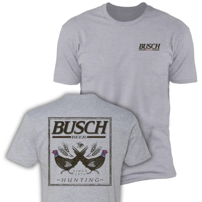 Busch Light Hunting Pheasant T-Shirt, Trending Both Sides Printed Unisex T-Shirt Casual Classic