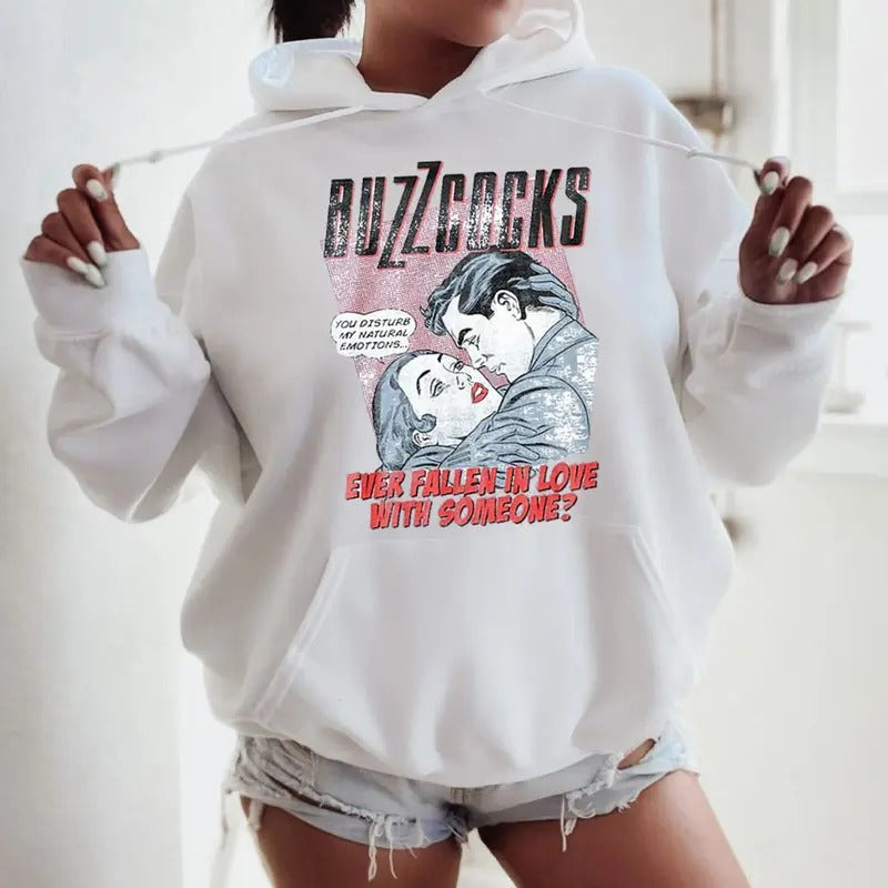 Bzzccks Vintage Inspired Tee, Punk Rock Fans Apparel, Vintage Rock Shirt, Unisex Sweater Pullover Tee
