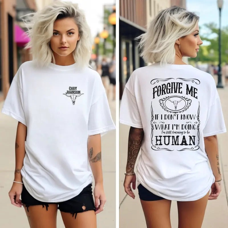 C0J0 2 Sides Graphic Tee, Country Music Top, Fan Merch, C0J0 Inspired Shirt, Unisex Short Sleeve Tee Shirt, Casual Clothing