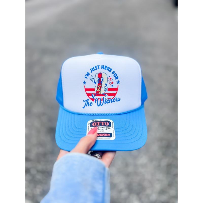 CUSTOM COLOR I'M JUST HERE FOR TRUCKER HAT