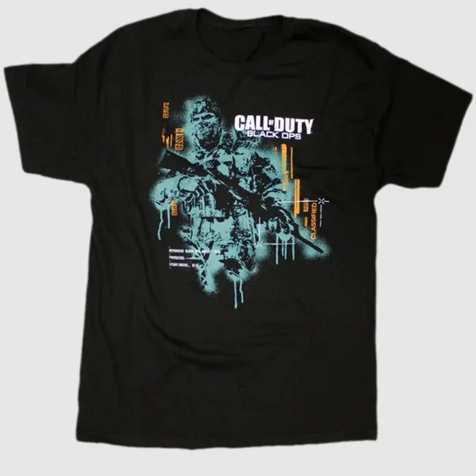Call of Duty - Black Ops Classified Black Male T-Shirt