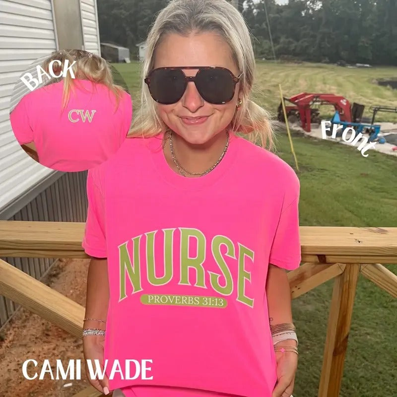 Cami Wade - NURSE Tee - Comfort Colors
