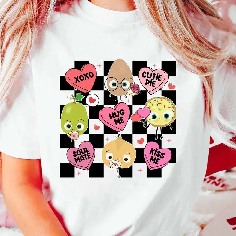 Candy Heart The Bad Seed Children's Books Shirt, Book Lover Valentine Gift, Teacher Valentine Tee, Kindergarten Teacher Gift, Bookish Gift