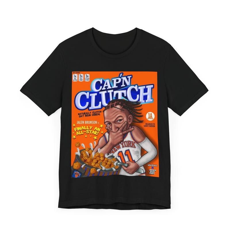 Cap'N Clutch Jalen Brunson New York T-Shirt, Gift For Fan