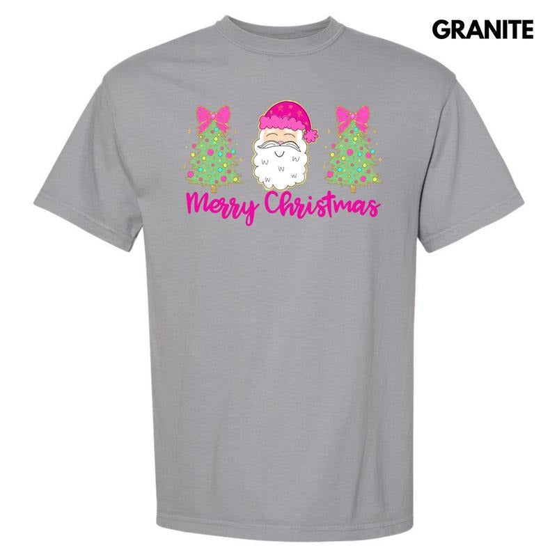 Cartoon Santa Trees Trio Comfort Colors T-Shirt 'NLB'
