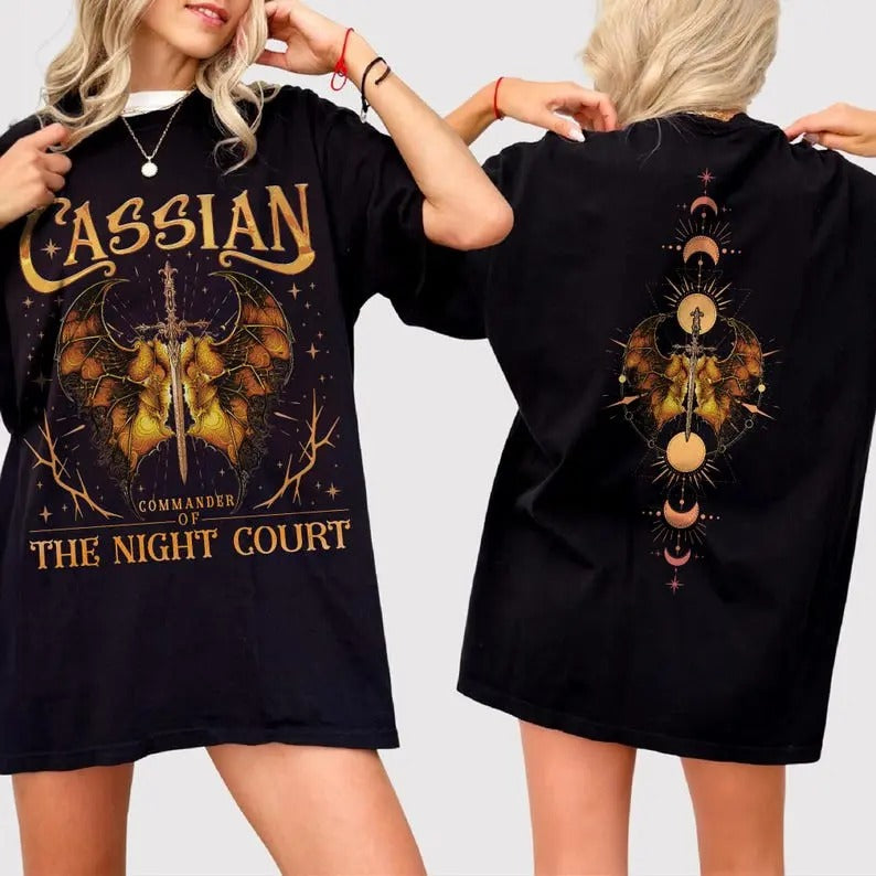 Cassian shirt | Commander Of The Night Court shirt | Bat Boys shirt | Acotar shirt | Court Crescent City shirt