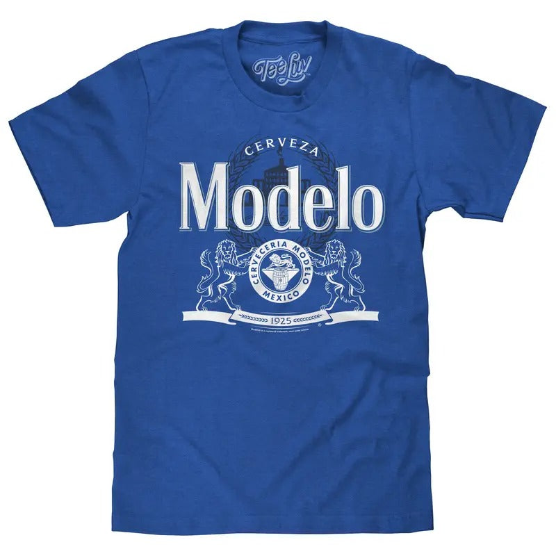 Cerveza Modelo Beer T-Shirt - Royal Blue