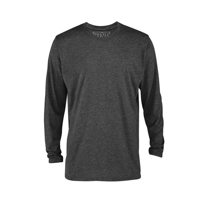 Charcoal Heather Long Sleeve T-Shirt - Gray