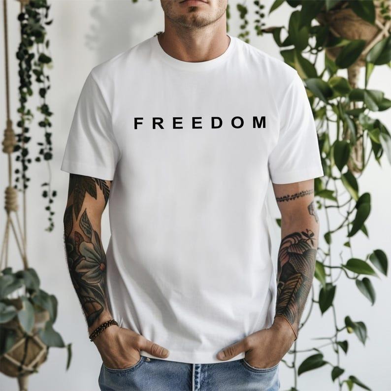 Charlie Kirk Freedom Unisex T-Shirt, Conservative Politic Activist Shirt, Maga Supporter Tee, Pray For Charlie Kirk, Social Justice