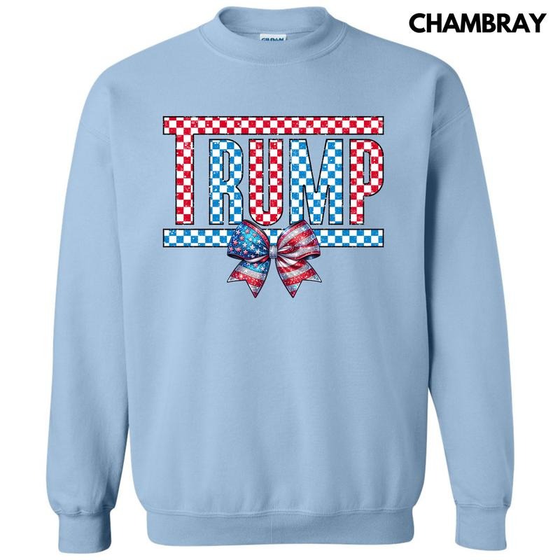 Checkered TRUMP Sweatshirt 'NLB'