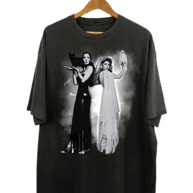 Cher and Stevie Nicks Shirt Unisex Retro Donna and Dark Lady T-shirt Fan Gift