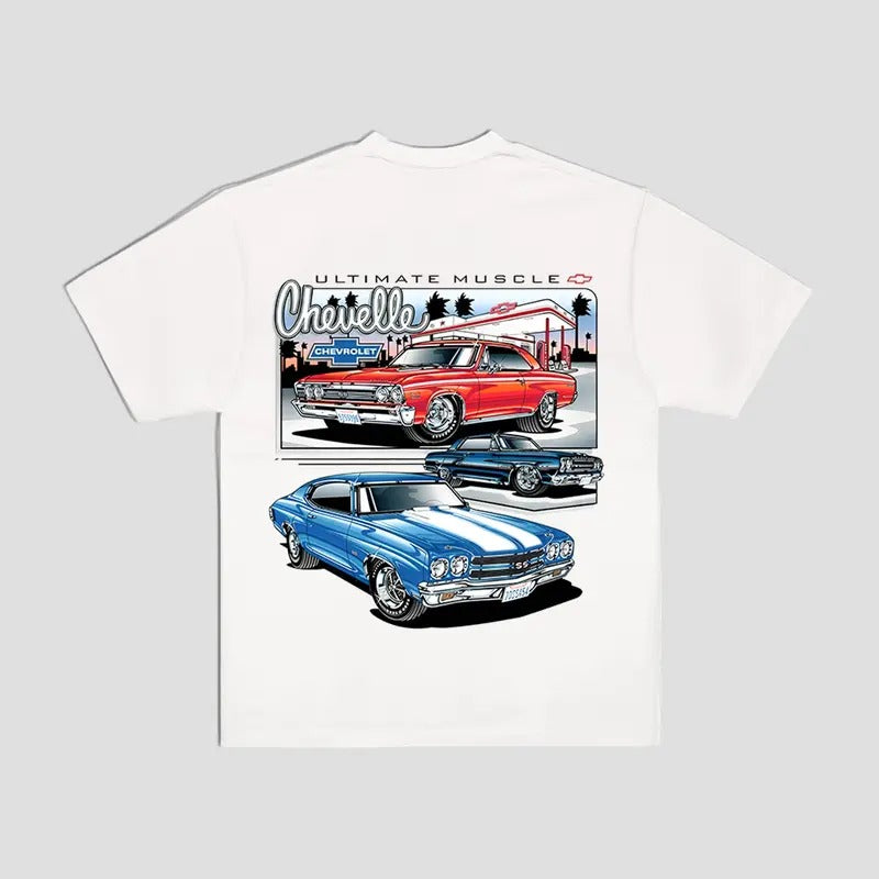 Chevelle Ultimate Muscle T-Shirt: - SS 65 67 70 Chevy Z-16 SS396 SS454