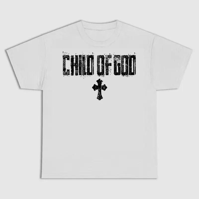 Child of God T-Shirt, S to 4XL, Black Version T-Shirt, Menswear