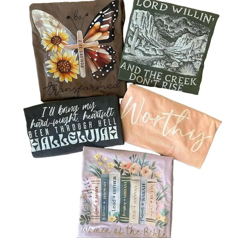 Christian Comfort Colors Bundle - 2 for 35 - Christian Tees for Women