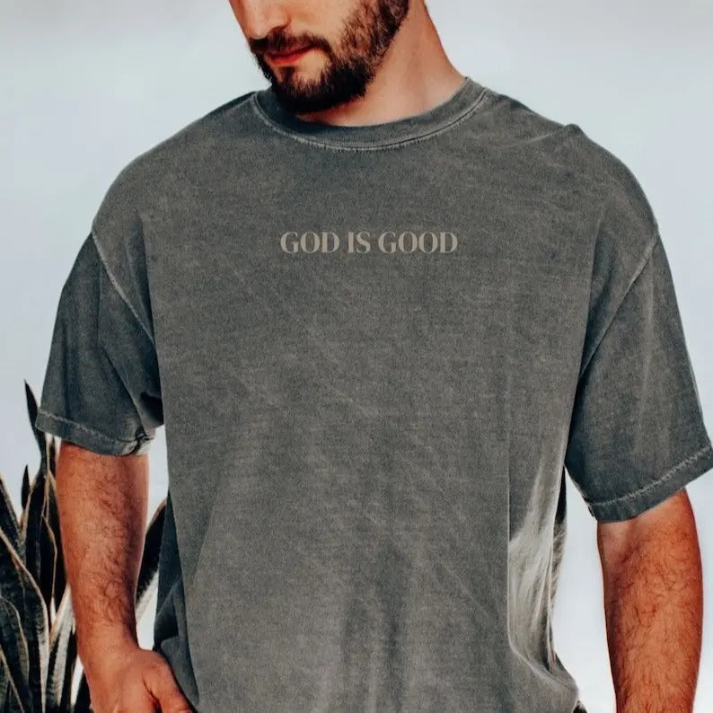Christian Shirts for Men, Mens Christian Shirt, God is Good