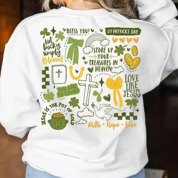 Christian St. Patrick's Day DTF Transfers - THIS IS NOT A SHIRT