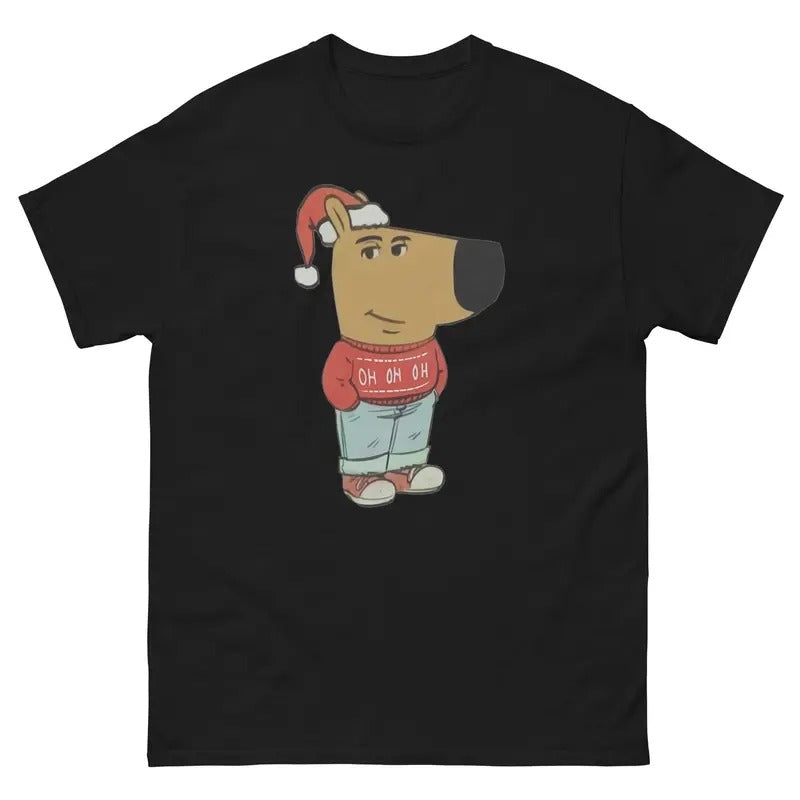 Christmas I'm JustA Chill Guy, T-Shirt, My New Character, Funny T-Shirts, Meme Shirts, Funny dog, Tee, Silly Dog Humor
