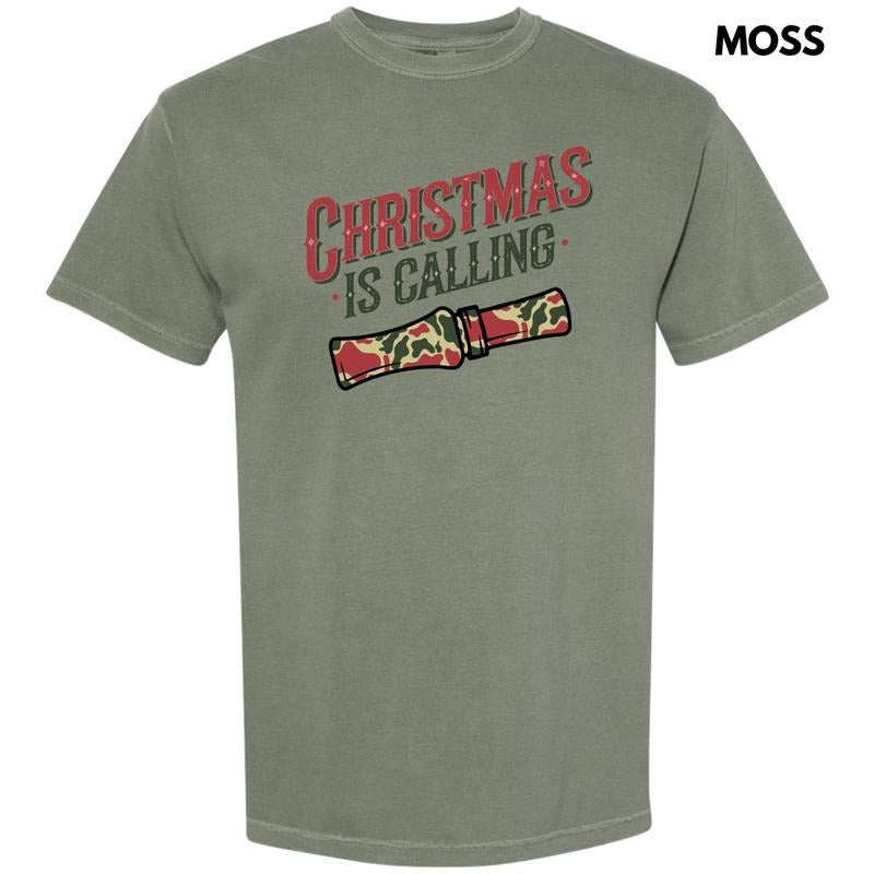 Christmas Is Calling Comfort Colors T-Shirt 'NLB'