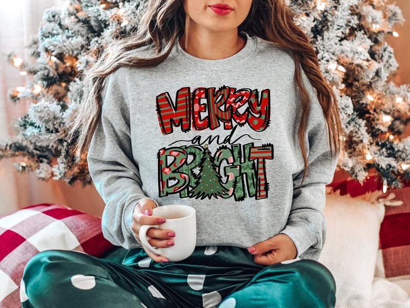Christmas Sweatshirt, Womens Christmas Sweatshirt, Christmas Sweatshirts for Women, Christmas Women,Merry Christmas Sweatshirt