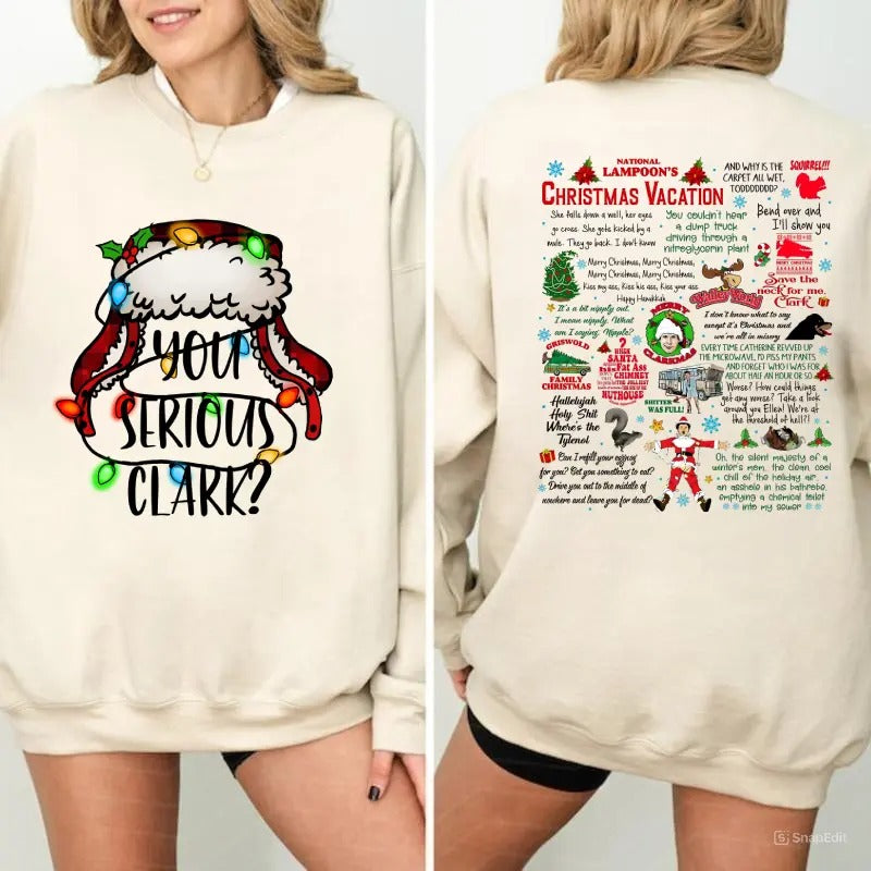 Christmas Vacation Rant Sweatshirt, National Lampoons Sweatshirt, Christmas Vacation Quotes Hoodie, Clark Griswold Sweatshirt, Family Christmas Tee