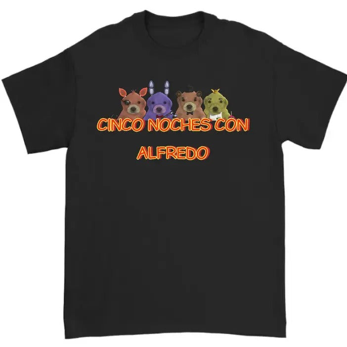 Cinco Noches Con Alfredo T shirt, Meme Unisex T shirt