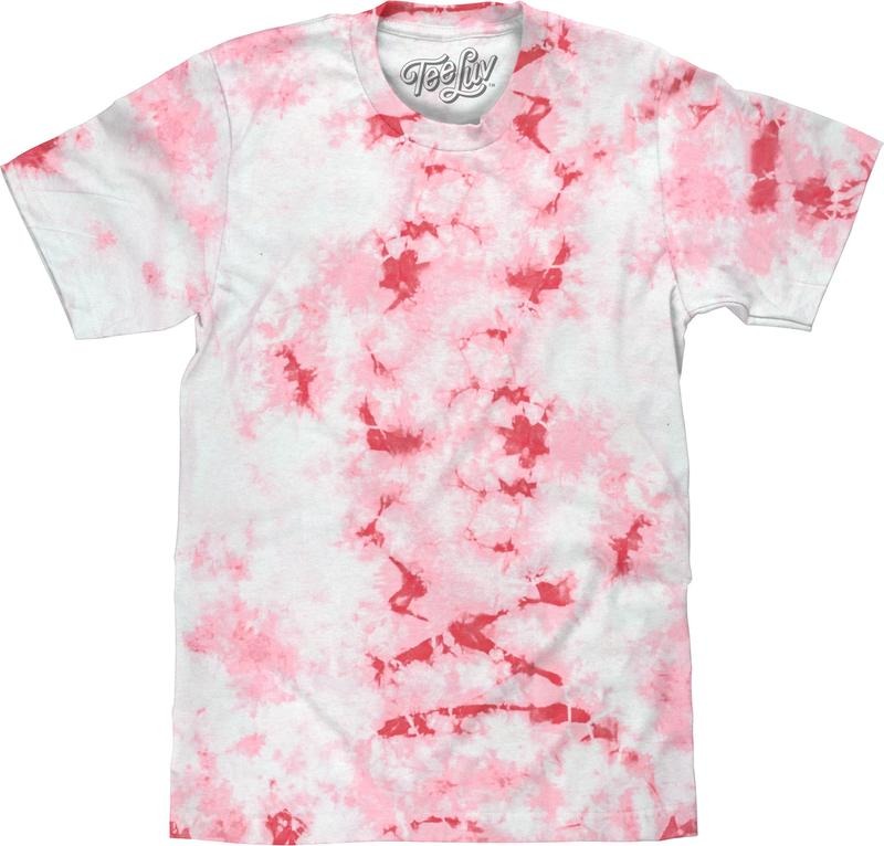 Cloud Wash T-Shirt - Red Tie Dye