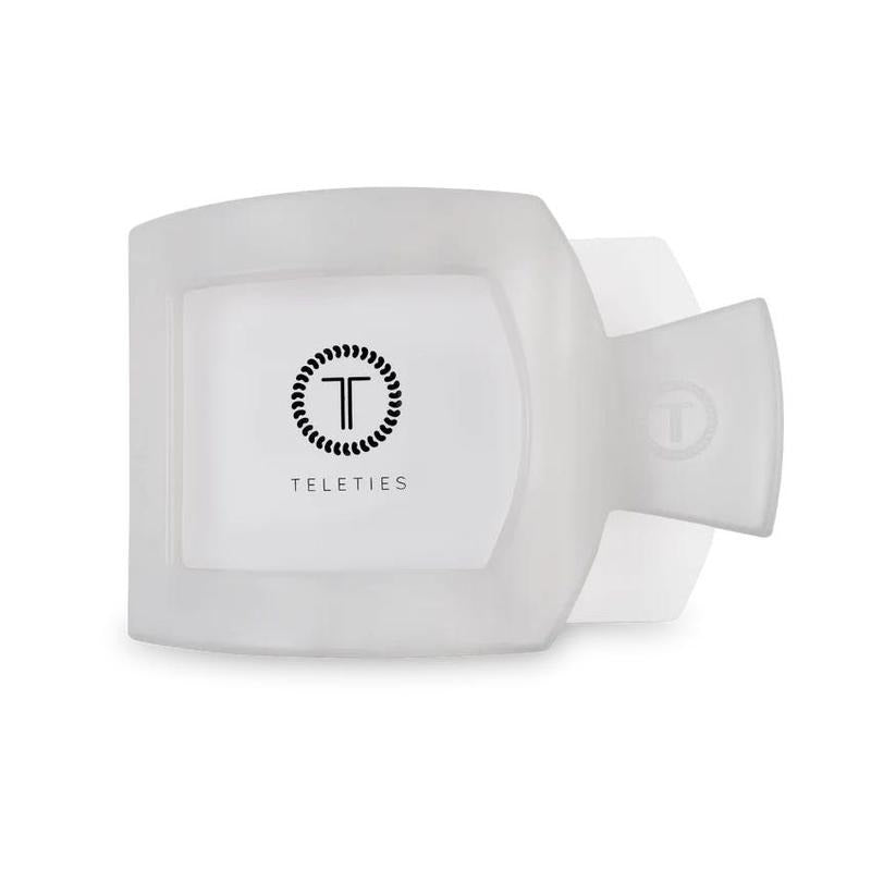 Coconut White Flat SQUARE Clip