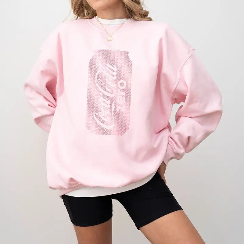 Coke Zero "I Am Not an Addict" Crewneck | Coke Zero Sweatshirt | Coke Zero | Coke Zero Gift | Coke Zero Art