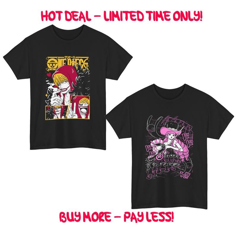 Combo Perona Corazon Anime Unisex T-Shirt Tee ALL SIZES